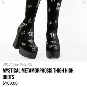 SOLD‼️Dolls kill metamorphosis boots